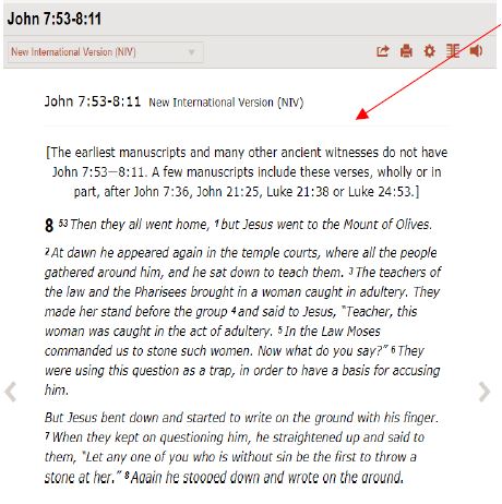 Abu Safiyah - Bible versions John 7